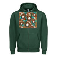 Sports Green baseball turquoise gemstones western patterns Zipper Hoodie - BarkalooDesign