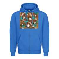 True Royal baseball turquoise gemstones western patterns Zipper Hoodie - BarkalooDesign
