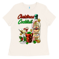 Bone christmas cocktail martini and gift Ladies Tee - AdoDesignShop