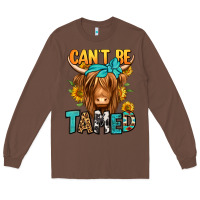 Chestnut can't be tamed longhaired cow Long Sleeve Tee - Jasminsmagicworld