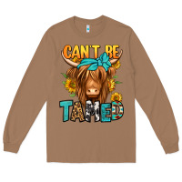 Toasted Coconut can't be tamed longhaired cow Long Sleeve Tee - Jasminsmagicworld