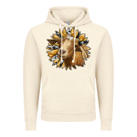 Vintage Artic sunflower with goat Vintage Hoodie - RanaPortraitStore
