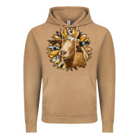 Vintage Camel sunflower with goat Vintage Hoodie - RanaPortraitStore