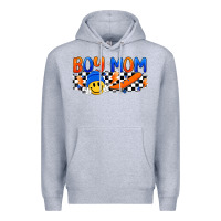 Heather Grey boy mom Premium Hoodie - Artiststas