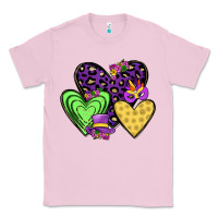 Bubblegum Pink hearts mardi gras Classic Tee - JahusDesignShop
