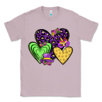 Lilac hearts mardi gras Classic Tee - JahusDesignShop