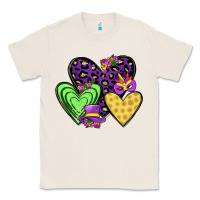 Natural hearts mardi gras Classic Tee - JahusDesignShop
