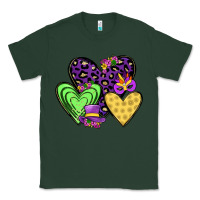 Sports Green hearts mardi gras Classic Tee - JahusDesignShop