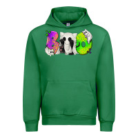 Emerald Boo Ghost Cat Urban Hoodie - texasbilliewilder