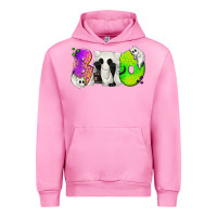 Fuchsia Pink Boo Ghost Cat Urban Hoodie - texasbilliewilder
