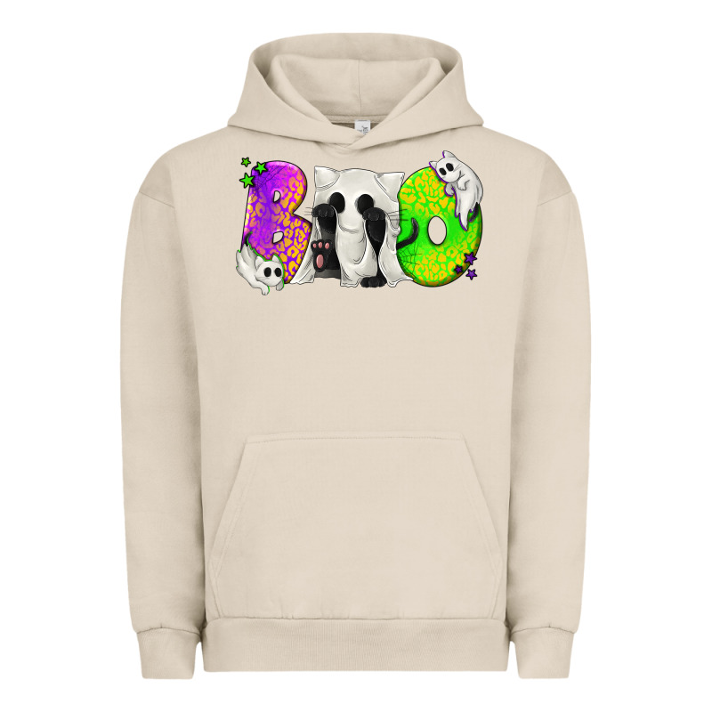Boo Ghost Cat Urban Hoodie by texasbilliewilder | Teevron