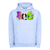 Pigment Grape Ice Boo Ghost Cat Urban Hoodie - texasbilliewilder