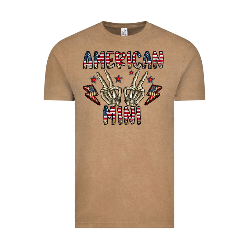 American Mini Vintage Tee by CowhideDigitalArt | Teevron