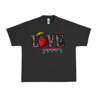 Pigment Black love summer Urban Heavy Tee - CowhideDigitalArt