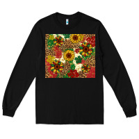 Black juneteenth sunflowers Long Sleeve Tee - Artiststas
