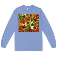 Colony Blue juneteenth sunflowers Long Sleeve Tee - Artiststas