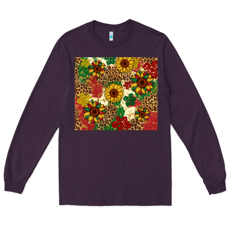 Juneteenth Sunflowers Long Sleeve Tee by Artiststas | Teevron