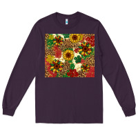 Plum juneteenth sunflowers Long Sleeve Tee - Artiststas
