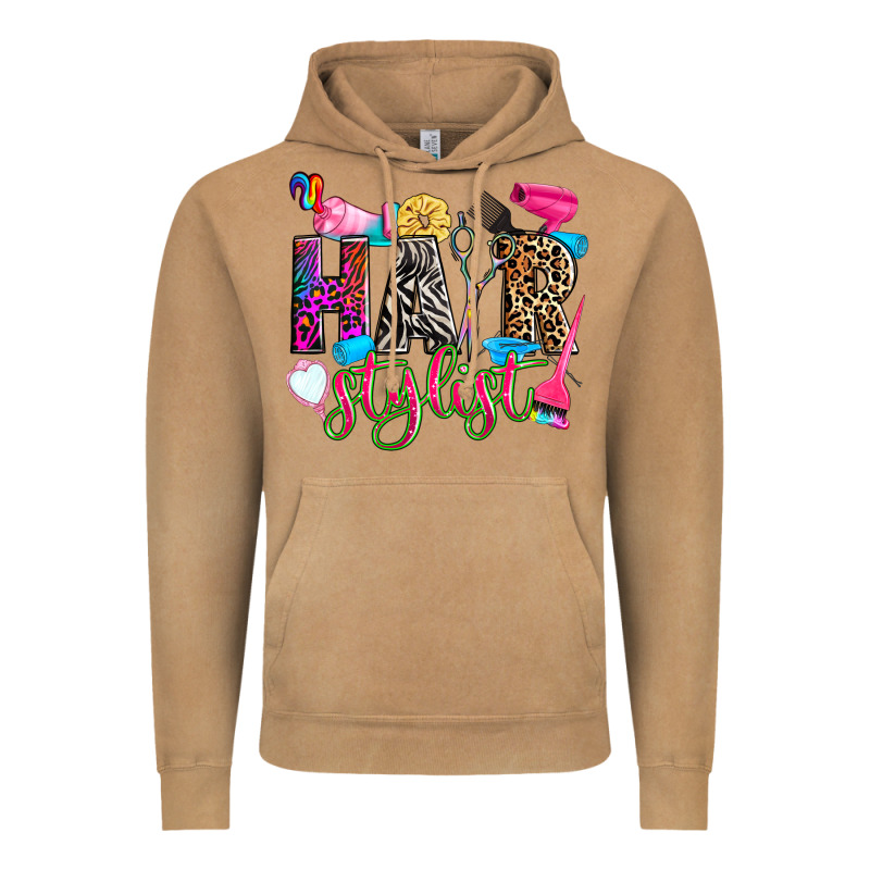 Hairstylist Vintage Hoodie by Zillion Design Studio | Teevron