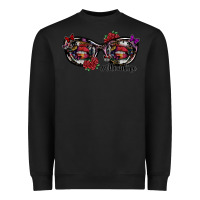 Black momlife Heavyweight Sweatshirt - SublimationCraftShop