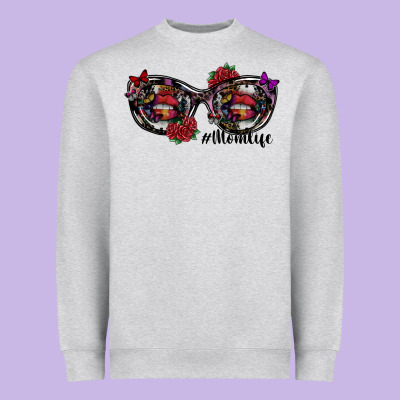 Momlife Heavyweight Sweatshirt Designed By Sublimationcraftshop