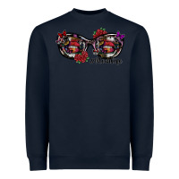 Navy momlife Heavyweight Sweatshirt - SublimationCraftShop