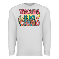 Dove Grey teaching is my cardio Premium Sweatshirt - NancyCooperArtShop