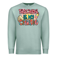 Seafoam teaching is my cardio Premium Sweatshirt - NancyCooperArtShop