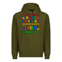 Army Green it takes a special paraprofessional to hear what a Premium Hoodie - Artiststas