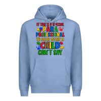 Colony Blue it takes a special paraprofessional to hear what a Premium Hoodie - Artiststas