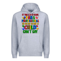 Heather Grey it takes a special paraprofessional to hear what a Premium Hoodie - Artiststas