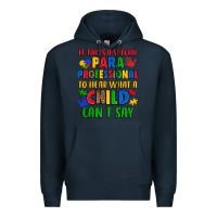 Navy it takes a special paraprofessional to hear what a Premium Hoodie - Artiststas