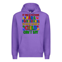 Purple it takes a special paraprofessional to hear what a Premium Hoodie - Artiststas