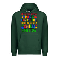 Sports Green it takes a special paraprofessional to hear what a Premium Hoodie - Artiststas