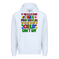 White it takes a special paraprofessional to hear what a Premium Hoodie - Artiststas