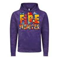 Cloud Purple firefighter Vintage Hoodie - Zillion Design Studio