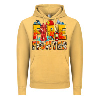Vintage Mustard firefighter Vintage Hoodie - Zillion Design Studio