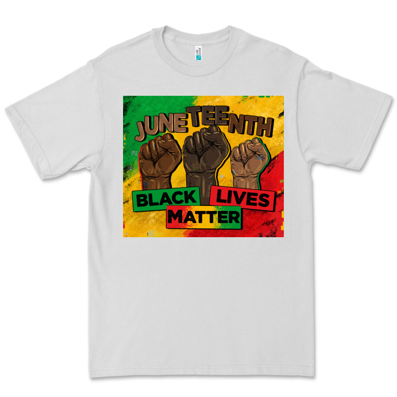 Juneteenth Black Lives Matter Tumbler Premium Tee by BarkalooDesign | Teevron