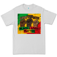 Dove Grey juneteenth black lives matter tumbler Premium Tee - BarkalooDesign