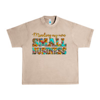 French Oak minding my own small business Urban Heavy Tee - HRA Design Shop