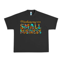 Pigment Black minding my own small business Urban Heavy Tee - HRA Design Shop
