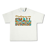 Pistachio minding my own small business Urban Heavy Tee - HRA Design Shop