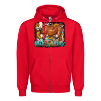 Red Western Heifer Please Simmental Cow Zipper Hoodie - LillyAllenDesigns