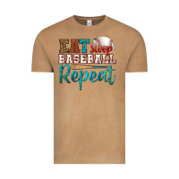 Vintage Camel eat sleep baseball repeat Vintage Tee - HRA Design Shop