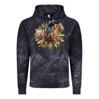 Cloud Black sunflower rodeo Vintage Hoodie - RanaPortraitStore