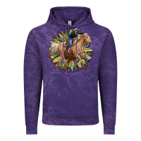 Cloud Purple sunflower rodeo Vintage Hoodie - RanaPortraitStore