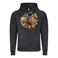 Vintage Black sunflower rodeo Vintage Hoodie - RanaPortraitStore