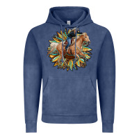 Vintage Denim sunflower rodeo Vintage Hoodie - RanaPortraitStore