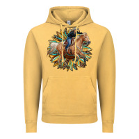 Vintage Mustard sunflower rodeo Vintage Hoodie - RanaPortraitStore