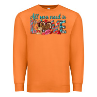 Carrot all you need is love Premium Sweatshirt - NancyCooperArtShop
